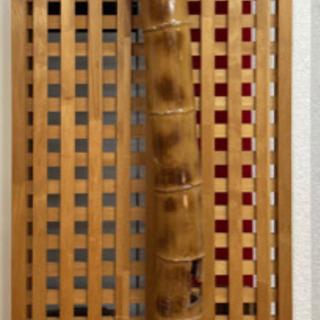 竹製 自在鉤 じざいかぎ バンブー レトロ 大型 全長140cm...