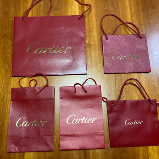 【値下げしました‼️】Cartier/カルティエ 紙袋 5点セット