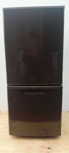 パナソニック 2ドア冷蔵庫 138L NR-B143W-T 2011年製 右開き ブラウン 配送無料