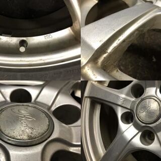 【YOKOHAMA GEOLANDAR i/T-S 225/65R17】スタッドレス【Reark 社外 17インチ 7J5HPCD114.3+48】CX-5 CX-8等 (VTO279) クレジットカード QR決済可能