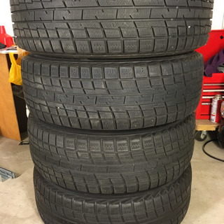 スタッドレス ホイール付4本セット美品 YOKOHAMA iceGUARD スタッドレス バリ山 215/65/16