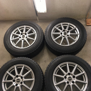 スタッドレス ホイール付4本セット美品 YOKOHAMA iceGUARD スタッドレス バリ山 215/65/16