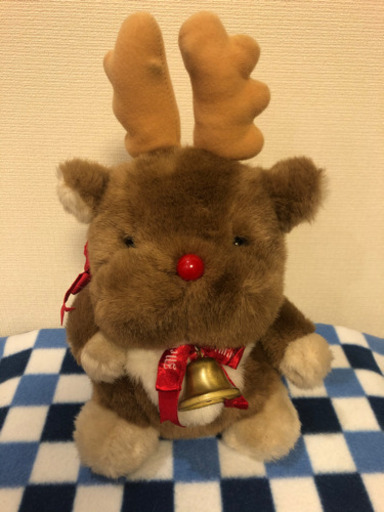 可愛いトナカイのぬいぐるみ Reo 矢田のおもちゃ ぬいぐるみ の中古あげます 譲ります ジモティーで不用品の処分