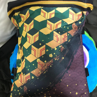 値下げ 鬼滅の刃風 冨岡義勇柄リュックサック Su 安里のおもちゃの中古あげます 譲ります ジモティーで不用品の処分