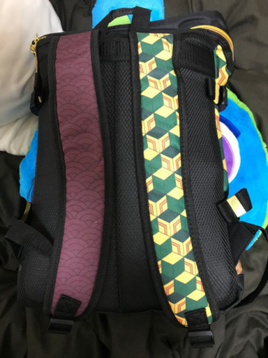 値下げ 鬼滅の刃風 冨岡義勇柄リュックサック Su 安里のおもちゃの中古あげます 譲ります ジモティーで不用品の処分