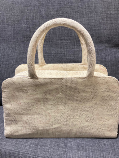 新品　結城紬　利休バッグ　色々な場面に合わせ易い　値下げ中