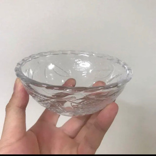 小鉢5個セット　デザート皿　ガラス　未使用品