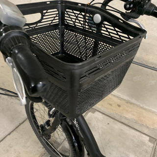 電動自転車　アンジェリーノ　ブリヂストン　黒　子供乗せ