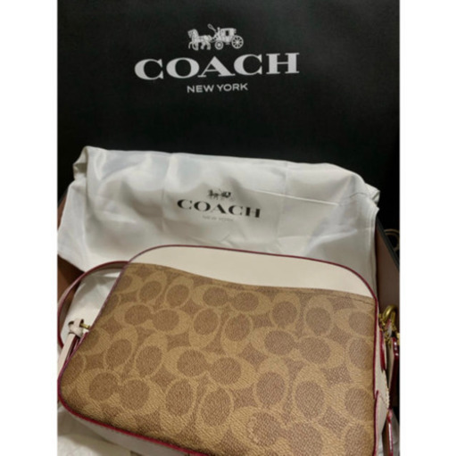 COACH カメラ バッグ シグネチャー キャンバス - バッグ