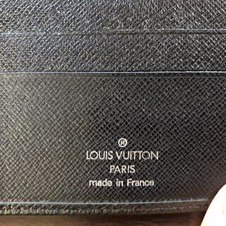 極美品 ルイヴィトン タイガ ポルトビエ 折り財布 ブラック レザー メンズ ルイ・ヴィトン LOUIS VUITTON 二つ折り財布 札＆カード入れ