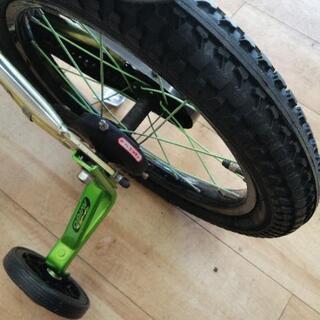 受渡し完了❱子供車16インチ アルミフレームの高級車です。