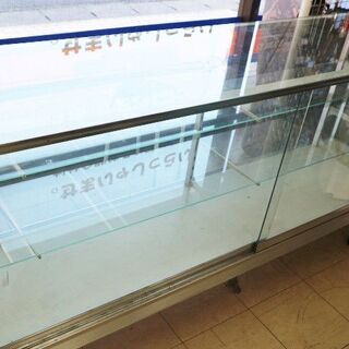 ラウンジドレスオーガンジーパーカーホワイト-業務用ショーケース　ガラスショーケース ガラスケース フィギュア飾り棚 店舗用 コレクションケース アルミフレーム 棚板2枚