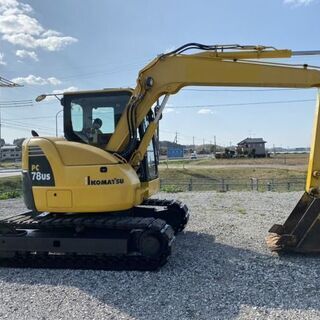 コマツ　PC78US-8　油圧ショベル　8ｔクラス　ユンボ　倍速　建設機械