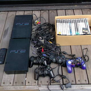 PS2　２台　ソフトまとめて