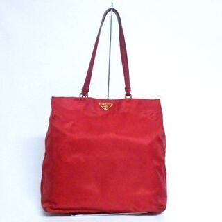プラダ◇PRADA トートバッグ レッド（17D-7）