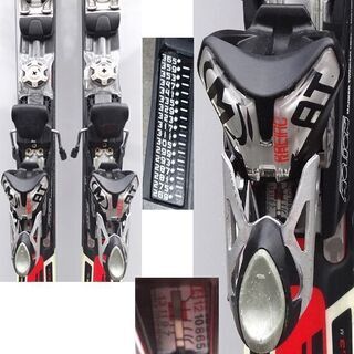 173cm 大人用 カービングスキー 2点セット 板 フォルクル P60 106-65-92/ビンディング マーカー AT RACING　レッド×ブラック VOLKL MARKER  ☆ PayPay(ペイペイ)決済可能 ☆ 札幌市 豊平区 平岸 アウトレットモノハウス