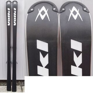 173cm 大人用 カービングスキー 2点セット 板 フォルクル P60 106-65-92/ビンディング マーカー AT RACING　レッド×ブラック VOLKL MARKER  ☆ PayPay(ペイペイ)決済可能 ☆ 札幌市 豊平区 平岸 アウトレットモノハウス
