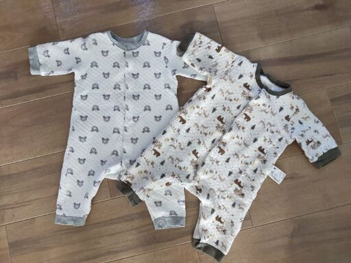 キルト生地のベビー服 パジャマ70 ユニクロ のんmama 南区役所前のベビー用品 ベビー服 の中古あげます 譲ります ジモティーで不用品の処分