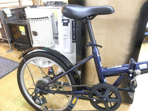 折りたたみ自転車 20インチ ネイビー 6段変速 foresta 自転車西岡店