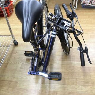 折りたたみ自転車 20インチ ネイビー 6段変速 foresta 自転車 西岡店