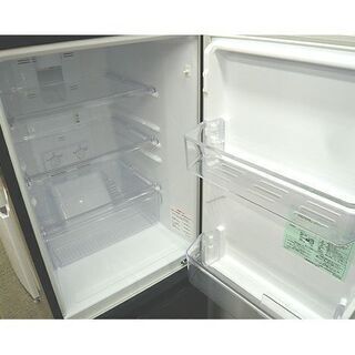 〇 札幌 2011年製 2ドア冷蔵庫 146L ミツビシ MR-P15S-B 黒 ブラック 