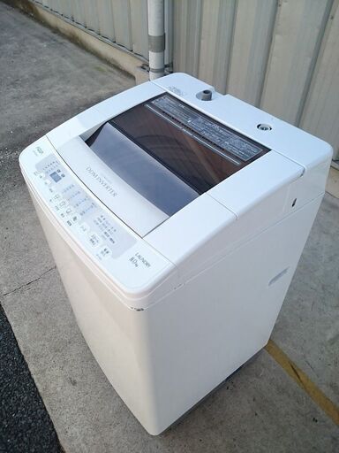【分解クリーニング済み♪】アクア 2014年製 8.0kg 全自動洗濯機 AQW-V800C