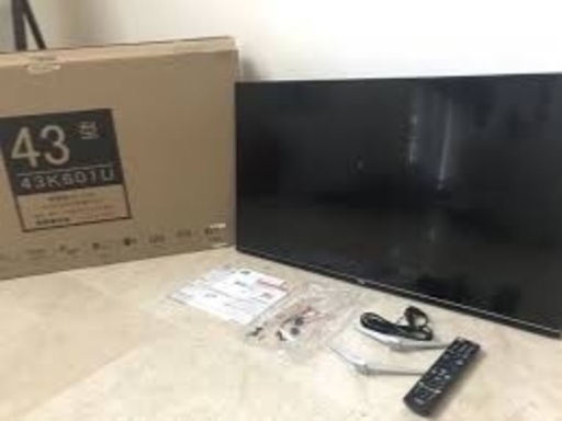 4k対応テレビ43K601U 美品