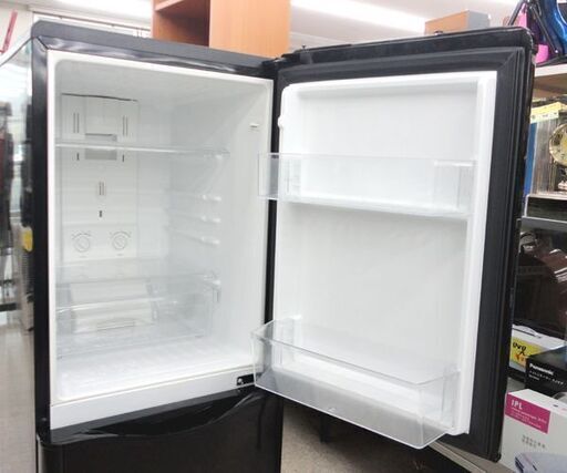 k353 冷蔵庫 三菱 2017年 MR-P15EA-KW 送料A カード決済可能 札幌