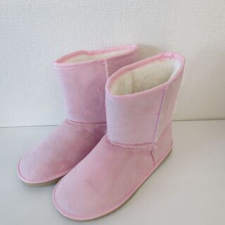 ■レディース　ブーツ　Lサイズ　ピンク系
