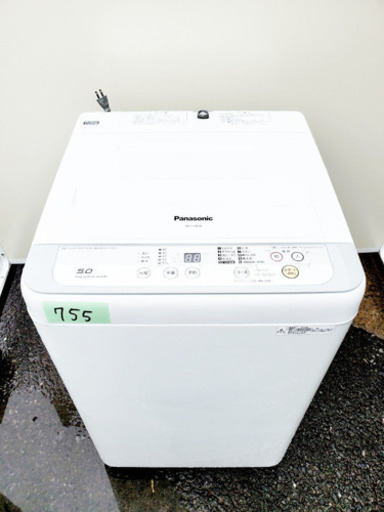 ①✨高年式✨755番 Panasonic✨全自動電気洗濯機✨NA-F50B10‼️