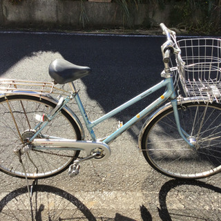 引き渡し決定！中古　ブリジストン自転車　スカイブルー27