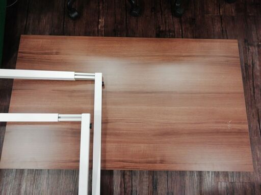 ブラウンの作業台テーブル【幅120×奥行70×高さ70（可変式）】
