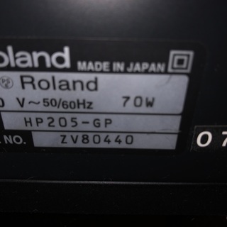 Roland ローランド 電子ピアノHP205-GP 07年製 | www.pixean.com