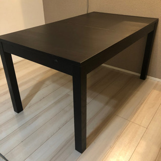 【ネット決済】イケア IKEA 伸長式ダイニングテーブル 140cm 