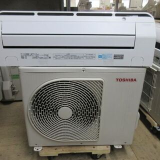 K01548　東芝　中古エアコン　主に6畳用　冷2.2kw／暖2.2kw