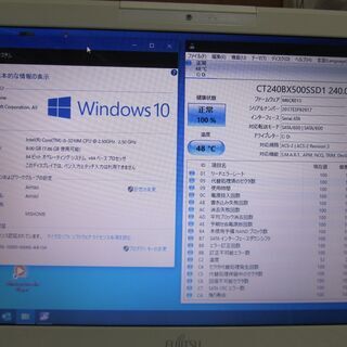 SSD240GB,ﾌﾞﾙｰﾚｲ】富士通 FM-V AH56/J Core i5 3210M 第3世代