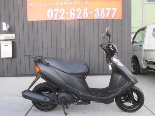 ★即決10万円　アドレスＶ125Ｇ　走行少ない！　セル1　実動車★スズキ　アドレス　ＣＦ4ＥＡ　黒