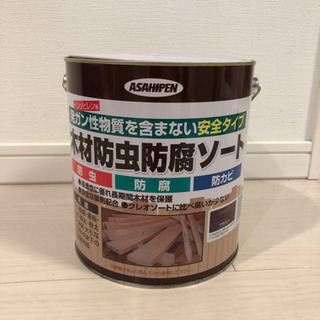 【ネット決済】木材防虫防腐ソート　ブラウン　2.5L