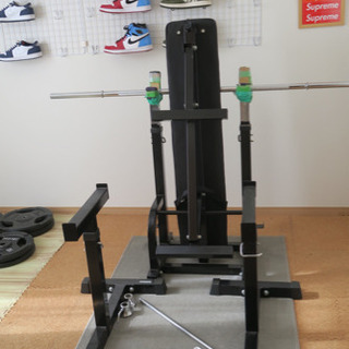 取引終了）【ジム用品】ホームジムセット一式（ベンチプレス）