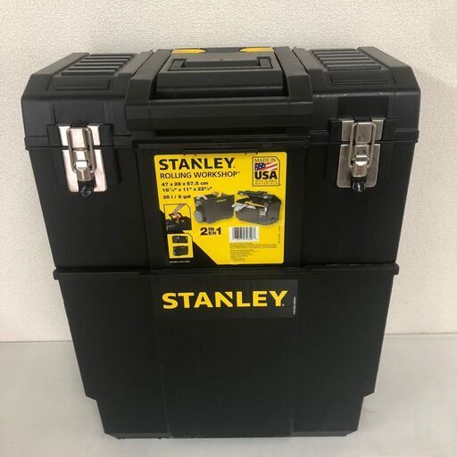 【STANLEY】 スタンレー 工具箱 ツールボックス toolbox 携帯型 キャスター付き 18インチ 2-in-1