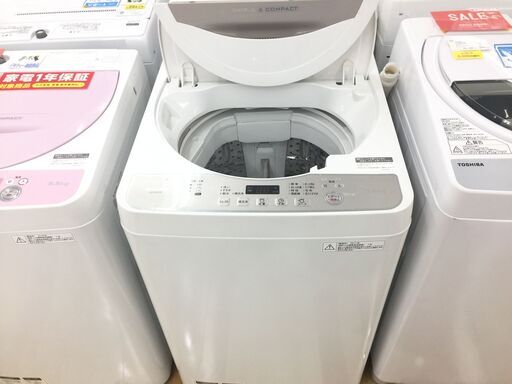 安心の半年保証付き！SHARP5.5kg　全自動洗濯機　【トレファク岸和田店】