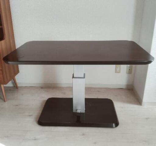 昇降式テーブル ダイニングテーブル コーヒーテーブル デスク兼用