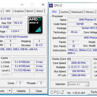 AMD athlonⅡX3  425 AM3 CPU