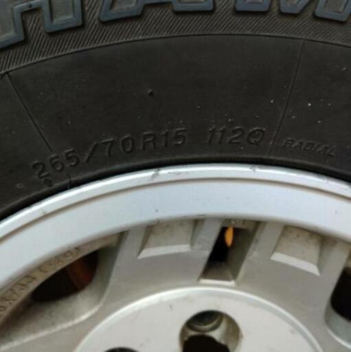 スタッドレスホイール付タイヤ４本☆265/70R15 112Q YOKOHAMA