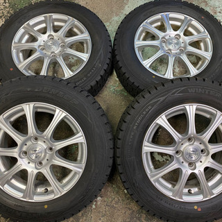 175/70R14・9分山以上スタッドレスタイヤ アルミホイール4本セット 