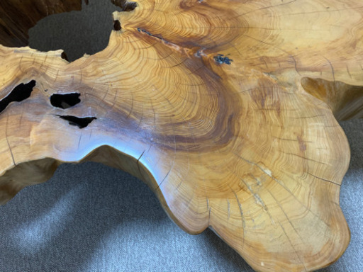 天然木のテーブル‼️