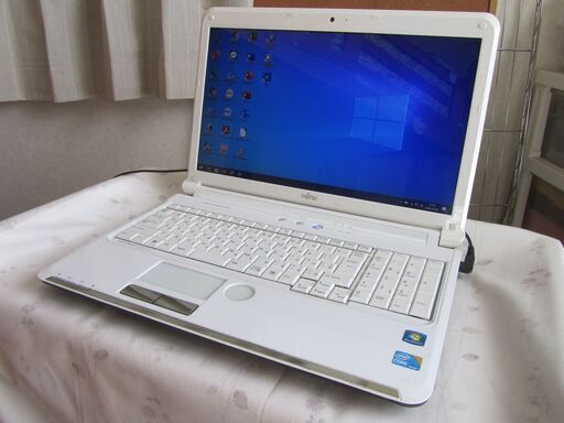 富士通 FM-V　AH550/5B  Core i5  M560 デュアルコアCPU、15.6型液晶、Windows10 Home 64bit、HDD 750GB、メモリ6 GB、無線・有線LAN、HDMI、DVD・CD、MS Office365(ver2016)インストール済。