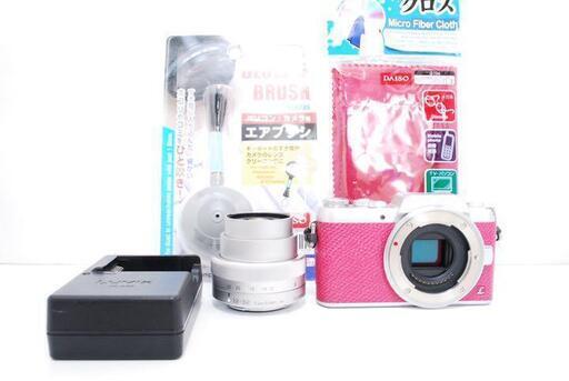 ☆全国発送対応☆【可愛すぎるピンクカメラ！】LUMIX DMC-GF7 美肌効果！
