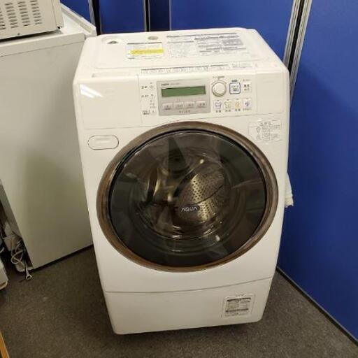 ■配送・設置可■2009年製 SANYO サンヨー AQUA 洗濯9.0㎏ 乾燥6.0㎏ ドラム式洗濯機 AWD-AQ4000 エアウォッシュα
