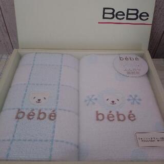 【✨決まりました✨】BeBe ウォッシュタオル  2枚箱入り